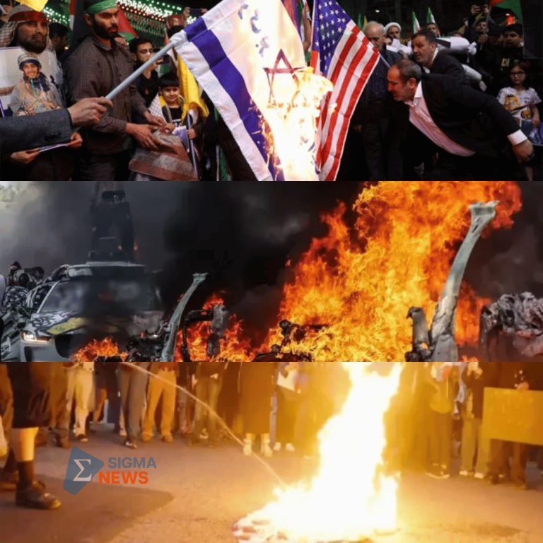 Kerusuhan Los Angeles, Hingga Bakar Bendera AS!