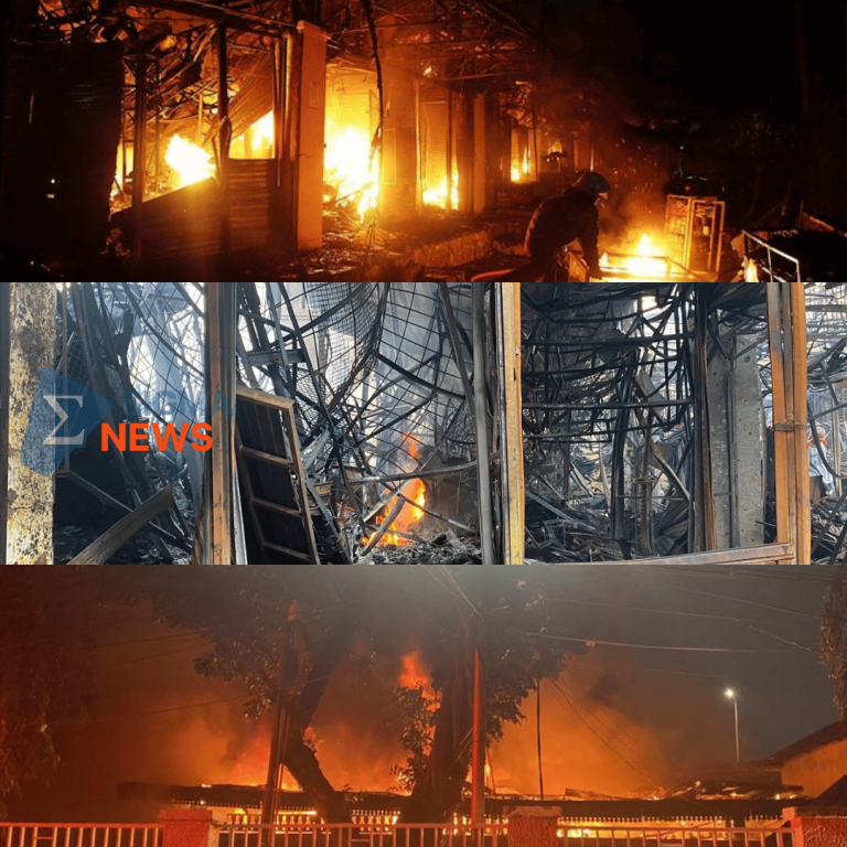 Kebakaran Pasar Taman Puring: 500 Kios Ludes Terbakar!