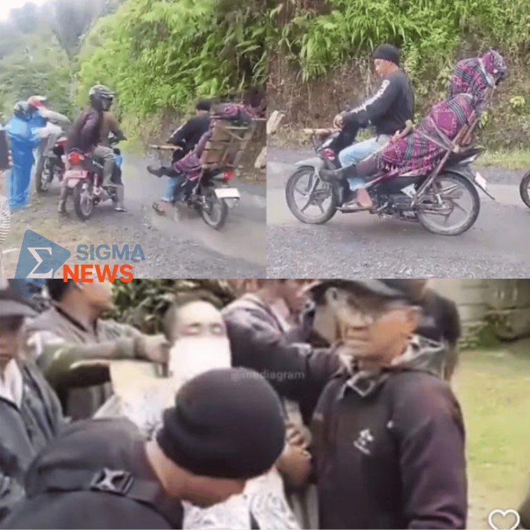 Viral! Warga Bawa Jenazah Pakai Motor di Donggala