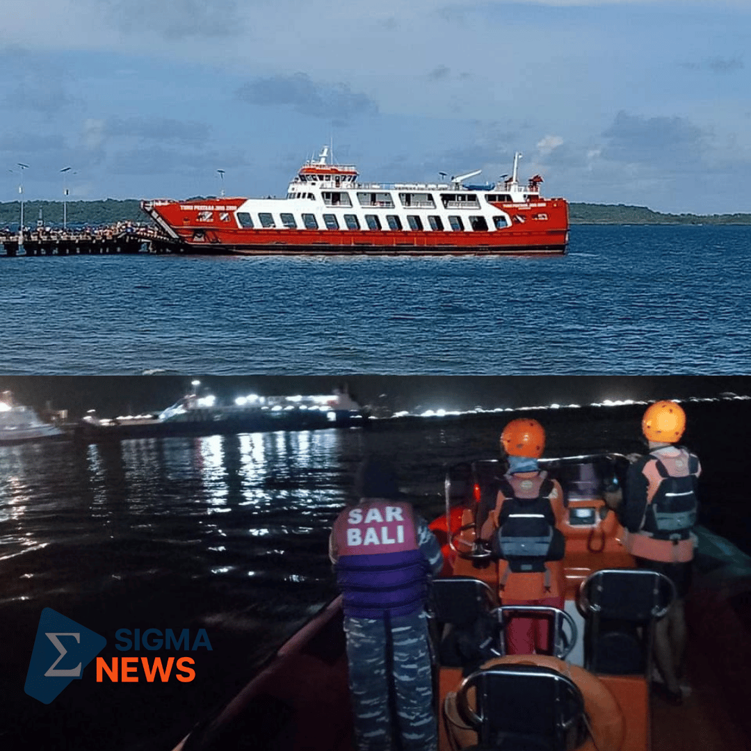 KMP Tunu Pratama Jaya dilaporkan tenggelam di Selat Bali