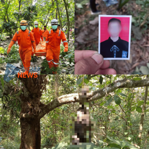 Penemuan jasad pemuda menggantung dan membusuk di hutan Desa Jatiduwur, Kecamatan Kesamben, Jombang menggegerkan warga