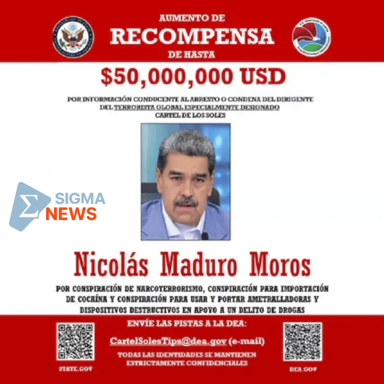 AS Tawarkan Rp814 Miliar untuk Tangkap Presiden Venezuela