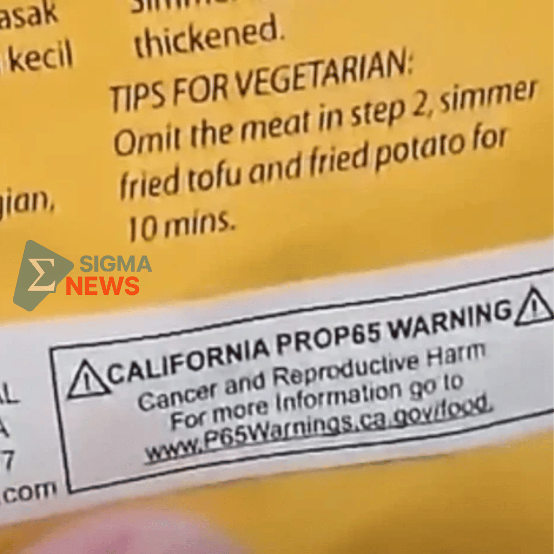 Produk bumbu instan picu kanker asal Indonesia jadi sorotan usai viral karena mendapatkan label peringatan “Prop 65 Warning" di AS