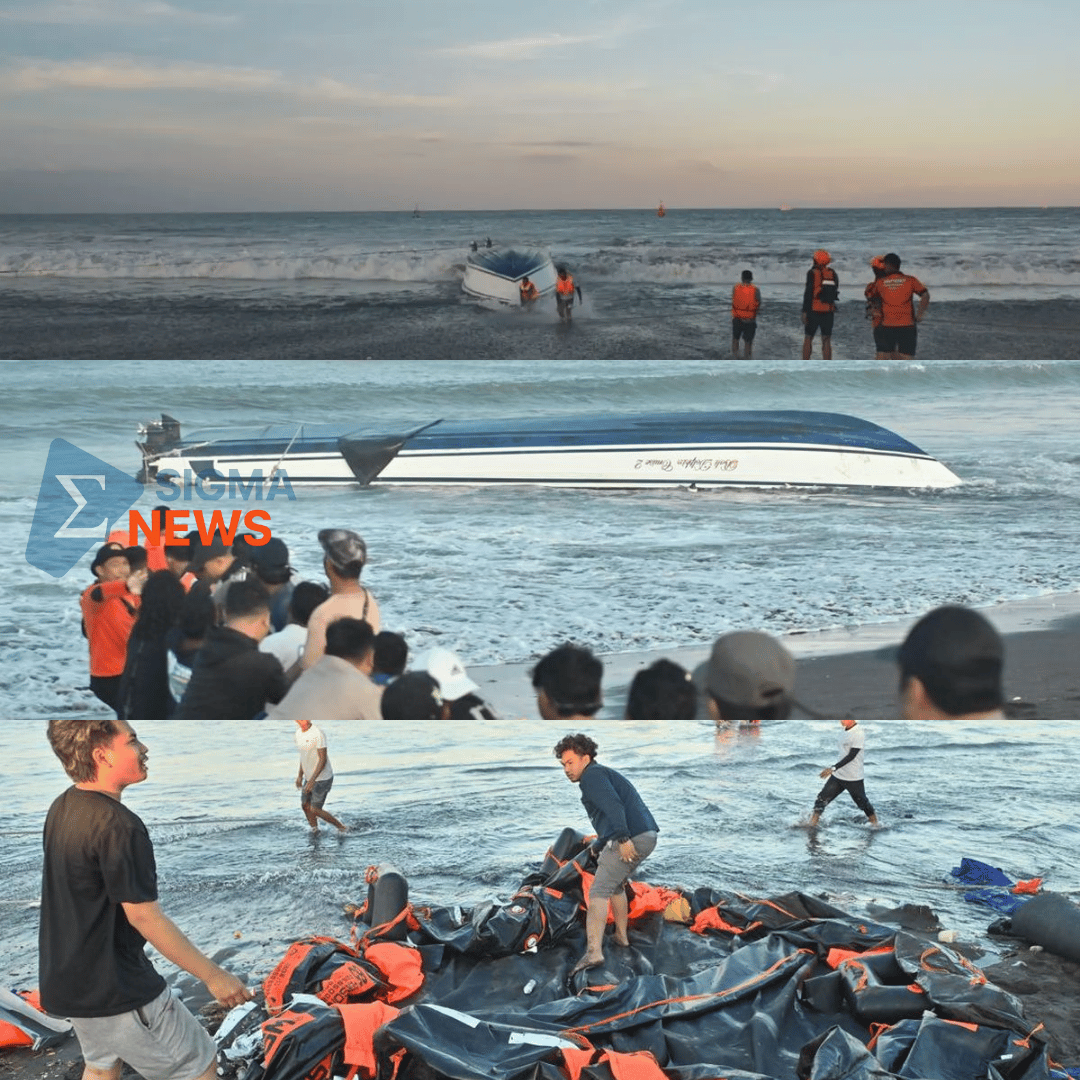 Kecelakaan kapal di Bali pada 6 Agustus 2025 menewaskan dua WNA China, melibatkan 80 penumpang dan ABK dalam insiden di perairan Sanur.