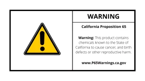 Label peringatan kanker Prop 65