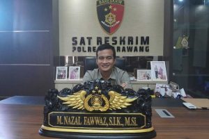 Kasat Reskrim Polres Karawang AKP Nazal Fawwaz