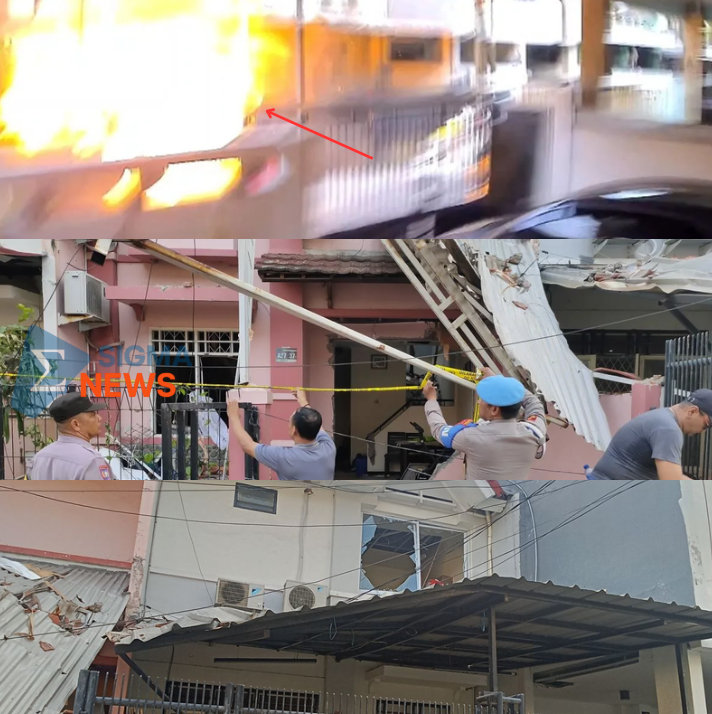 Ledakan Gas 12 Kg Guncang Cengkareng, Enam Rumah Rusak dan Dua Warga Terluka!