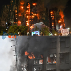 kebakaran apartemen di Hong Kong