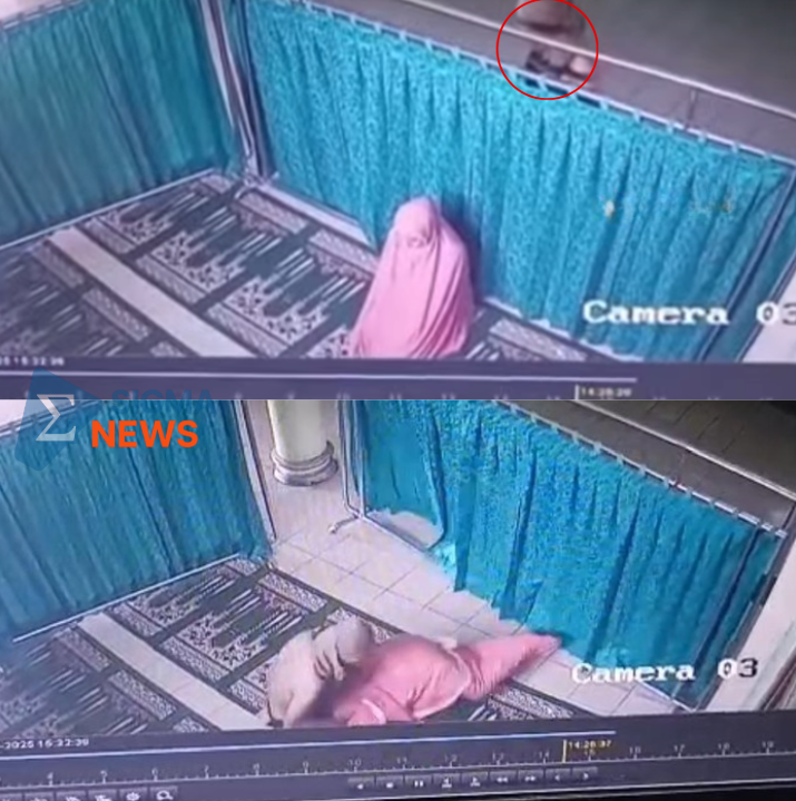 Terekam CCTV! Wanita Salat di Masjid Jadi Korban Pelecehan