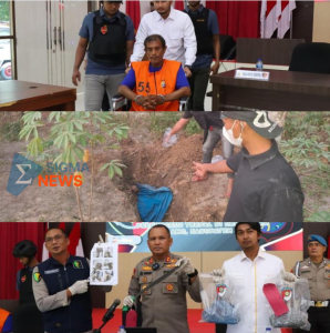 pembunuh korban terbungkus terpal