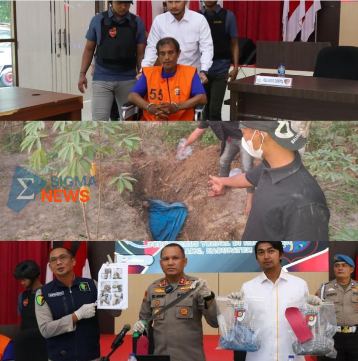 Sadis di Riau! Pembunuh Korban Terbungkus Terpal Paksa Istri Threesome