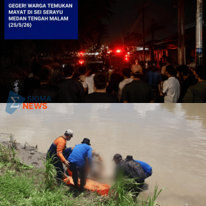 Penemuan Mayat Sei Serayu Medan yang Bikin Warga Geger